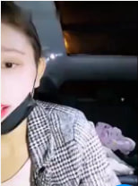 白嫩巨乳妹醉酒发情 车内勾引司机激情开干